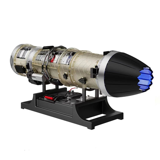 Metal Turbofan Small-Bypass F35 Fighter Jet Engine Assembly Model