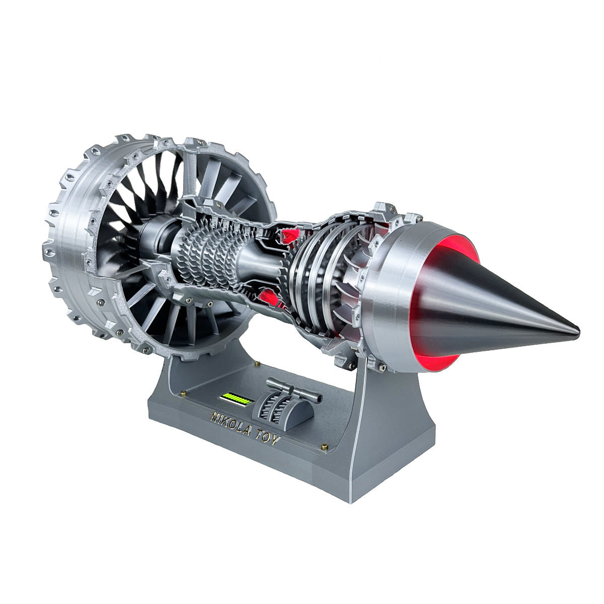Final version of Rolls Royce Trent 900 turbofan engine model (40cm/15.7in)