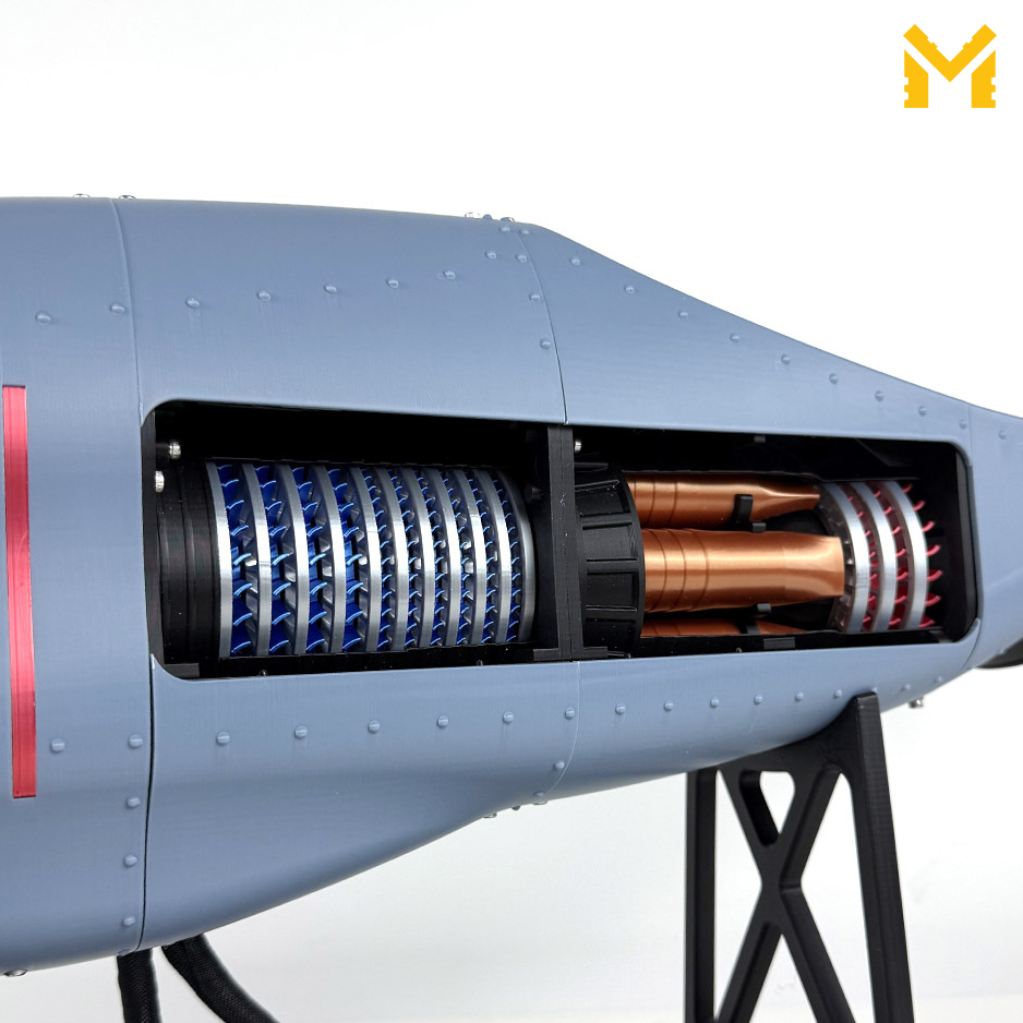 C130 Aircraft Turboprop Engine Model - Assembly Version