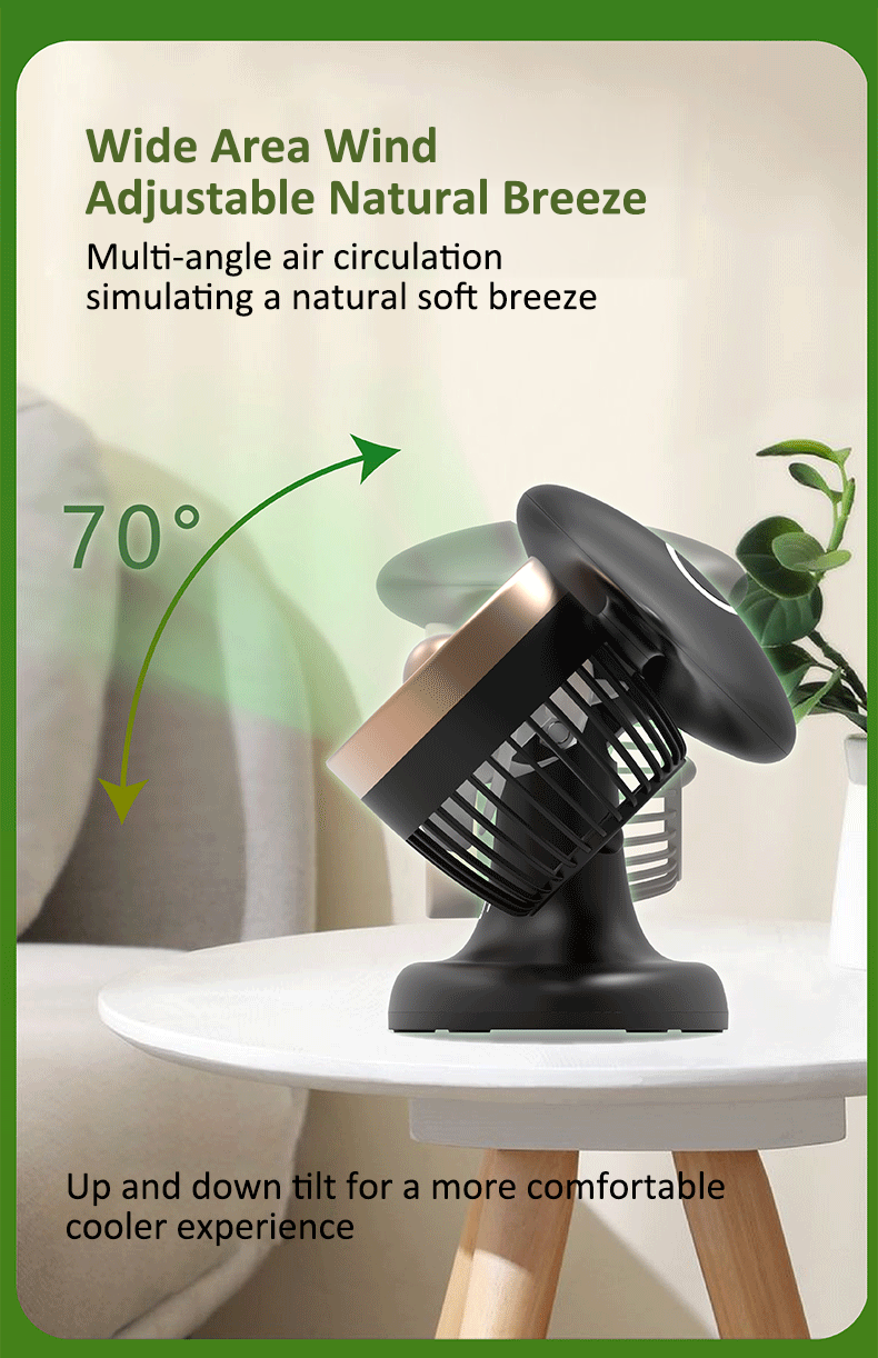 Creative Jetfan Desktop Fan – J2 Pro Max 2nd Gen | 8000mAh Battery | Ultra-long Endurance