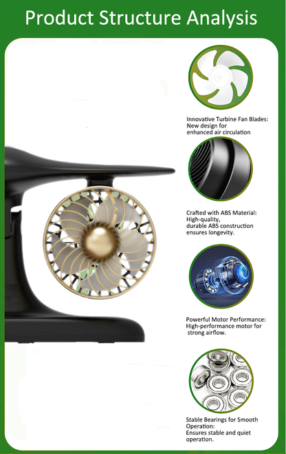 Creative Jetfan Desktop Fan – J2 Pro Max 2nd Gen | 8000mAh Battery | Ultra-long Endurance
