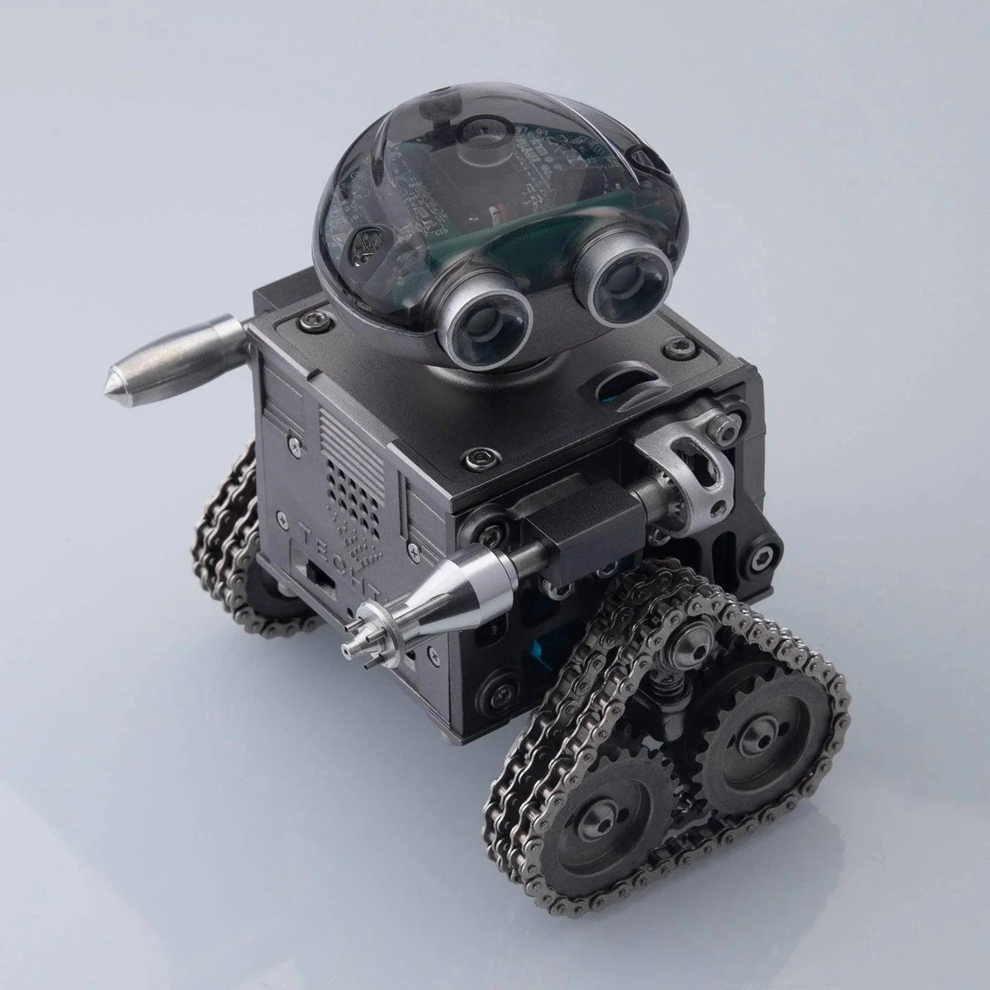 160PCS Metal Remote Control Tank Robot Building Kits Bluetooth Speaker